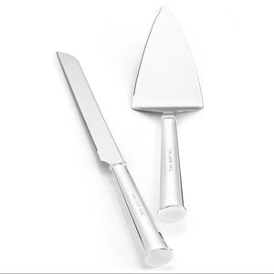 Kate Spade new york Darling Point Mr & Mrs Engraved Cake Knife and Server